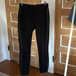 J. Crew Leggings Leather Stripe